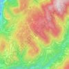 Mappa topografica Cembra Lisignago, altitudine, rilievo