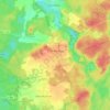 Mappa topografica Groß Muckrow, altitudine, rilievo
