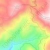 Mappa topografica Rendufe, altitudine, rilievo