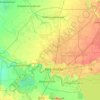 Mappa topografica Прикубанский округ, altitudine, rilievo