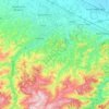 Mappa topografica Valsamoggia, altitudine, rilievo