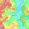 Mappa topografica Heidelbach, altitudine, rilievo