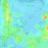 Mappa topografica Elbe-Weser-Schifffahrtsweg, altitudine, rilievo