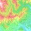 Mappa topografica Mosso, altitudine, rilievo