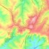 Mappa topografica Chapada, altitudine, rilievo