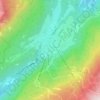 Mappa topografica Andalo, altitudine, rilievo