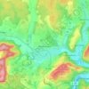 Mappa topografica Nunkirchen, altitudine, rilievo