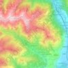 Mappa topografica Traversella, altitudine, rilievo