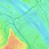 Mappa topografica Neustadt, altitudine, rilievo