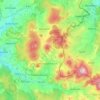 Mappa topografica Nüsttal, altitudine, rilievo