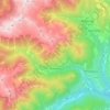 Mappa topografica Bresimo, altitudine, rilievo