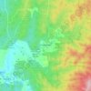 Mappa topografica Fryerstown, altitudine, rilievo