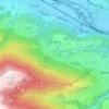 Mappa topografica Ranggen, altitudine, rilievo