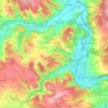 Mappa topografica 37688, altitudine, rilievo