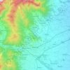 Mappa topografica Pinerolo, altitudine, rilievo