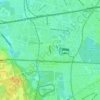 Mappa topografica Braunsfeld, altitudine, rilievo