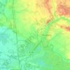 Mappa topografica Perleberg, altitudine, rilievo