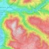 Mappa topografica Cornedo all'Isarco, altitudine, rilievo