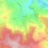 Mappa topografica Kirberg, altitudine, rilievo
