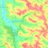 Mappa topografica Lamontjoie, altitudine, rilievo