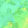 Mappa topografica Gröditsch, altitudine, rilievo