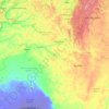 Mappa topografica Урал, altitudine, rilievo