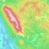 Mappa topografica Collegiove, altitudine, rilievo