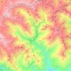 Mappa topografica Ronco Canavese, altitudine, rilievo