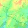 Mappa topografica Charlton, altitudine, rilievo