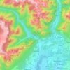 Mappa topografica Sospirolo, altitudine, rilievo