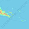 Mappa topografica Milne-Bucht, altitudine, rilievo