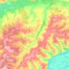 Mappa topografica Бима, altitudine, rilievo
