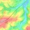 Mappa topografica Culitzsch, altitudine, rilievo