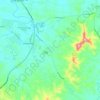 Mappa topografica Jimboomba, altitudine, rilievo