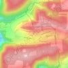Mappa topografica Mont, altitudine, rilievo