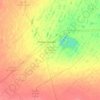 Mappa topografica Partido de Trenque Lauquen, altitudine, rilievo