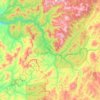 Mappa topografica Балыксинский сельсовет, altitudine, rilievo