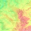 Mappa topografica Кемеровская область, altitudine, rilievo