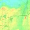 Mappa topografica Paw Paw Township, altitudine, rilievo