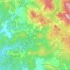 Mappa topografica Monterotondo Marittimo, altitudine, rilievo