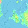 Mappa topografica Çeşme, altitudine, rilievo