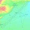 Mappa topografica 阿克苏市, altitudine, rilievo