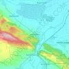 Mappa topografica Oldisleben, altitudine, rilievo