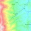 Mappa topografica San Benedetto Ullano, altitudine, rilievo