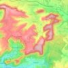 Mappa topografica Wahlen, altitudine, rilievo