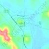 Mappa topografica Petersburg, altitudine, rilievo