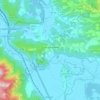 Mappa topografica Colli sul Velino, altitudine, rilievo
