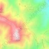 Mappa topografica Roccafiorita, altitudine, rilievo