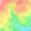 Mappa topografica Eckartsberg, altitudine, rilievo