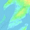 Mappa topografica Wiek, altitudine, rilievo